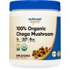 Nutricost 100% Organic Chaga Mushroom Powder 8oz (227 Servings) Supplement