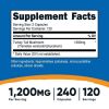 Nutricost Turkey Tail Mushroom Capsules 1200mg, 120 Servings (240 Capsules) Supplement