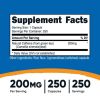 Nutricost Natural Caffeine 250 Capsules (200mg) - Gluten Free, Non-GMO Supplement